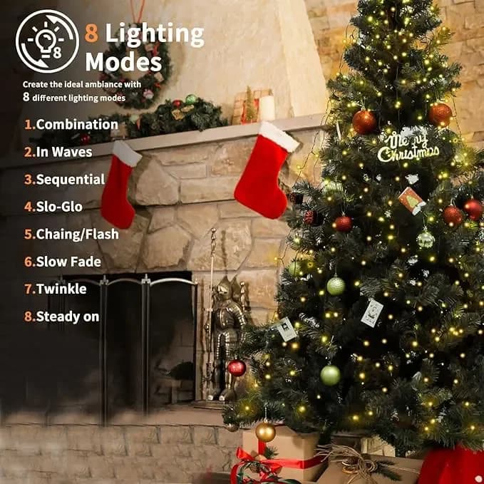 LED rõngas jõulupuu tipuks, 1.5m-3m