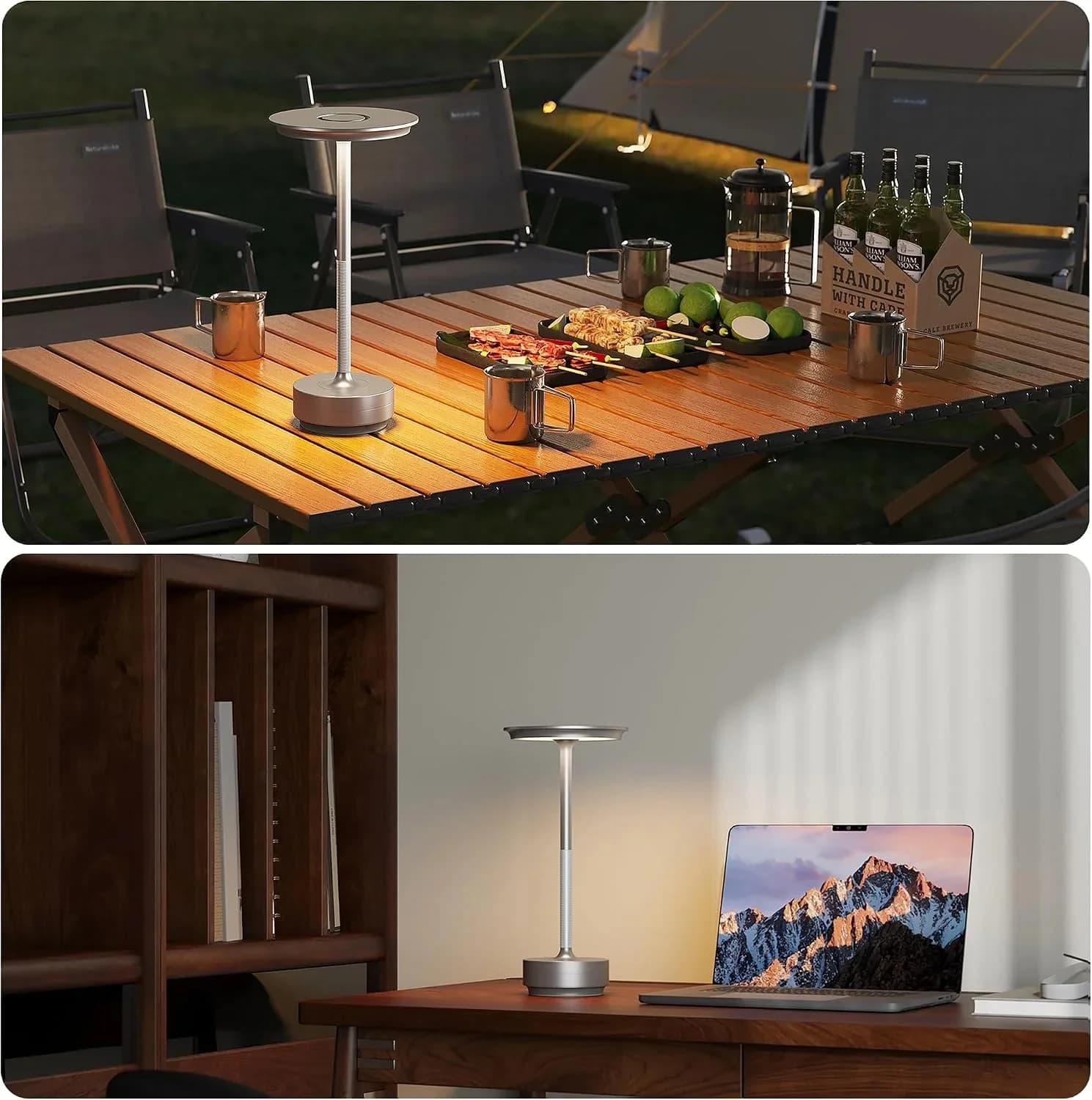 Laetav UFO-kujuline LED puutetundlik lamp