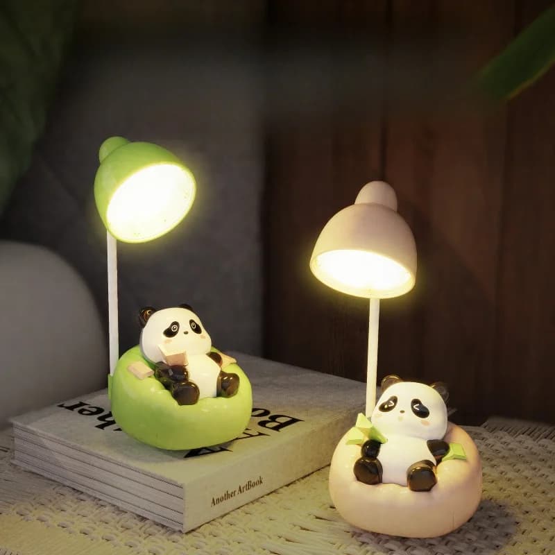 Panda LED-lauapall telefonihoidjaga