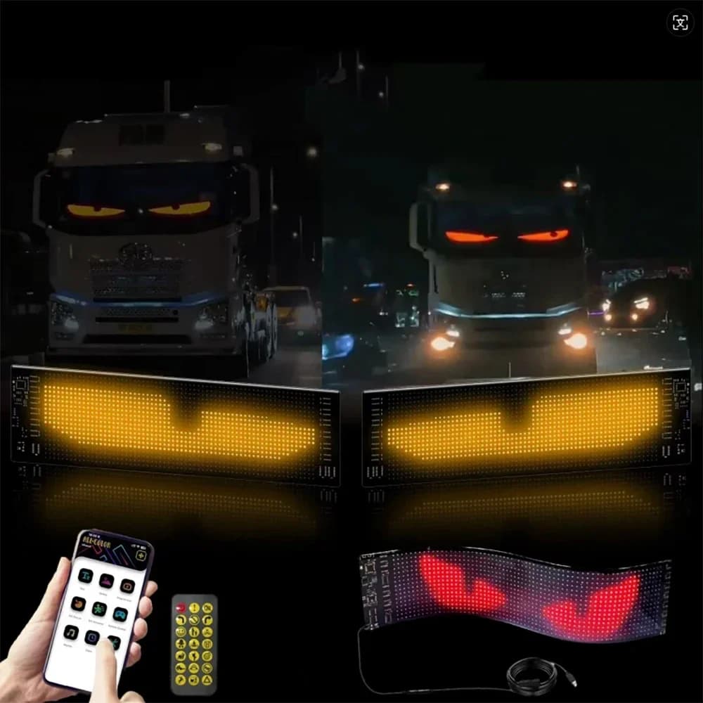 LED maatriks ekraan, Bluetooth rakendusega programmeeritav silt